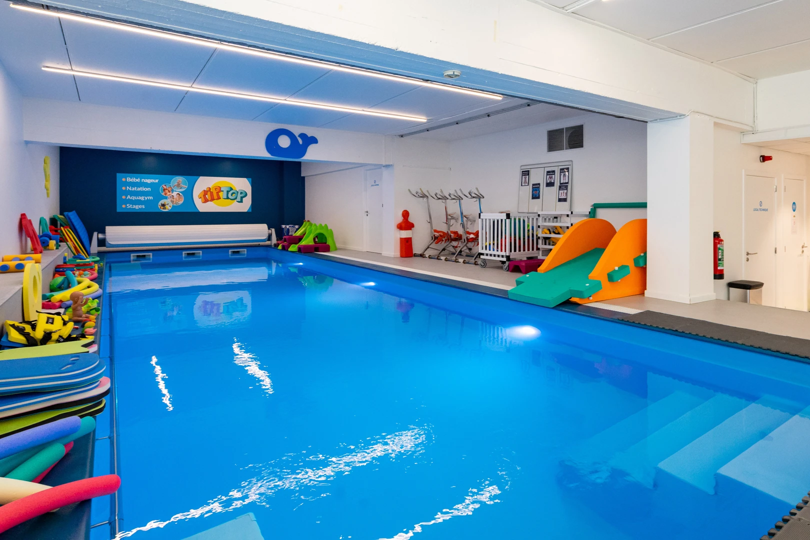 Piscine La Lagune Waterloo, vue du bassin